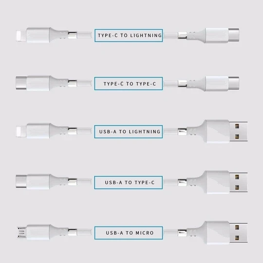 No moq charging cable self-winding magnetic cable Fast charging usb charging cable for IOS Android Type C - ANKUX.COM