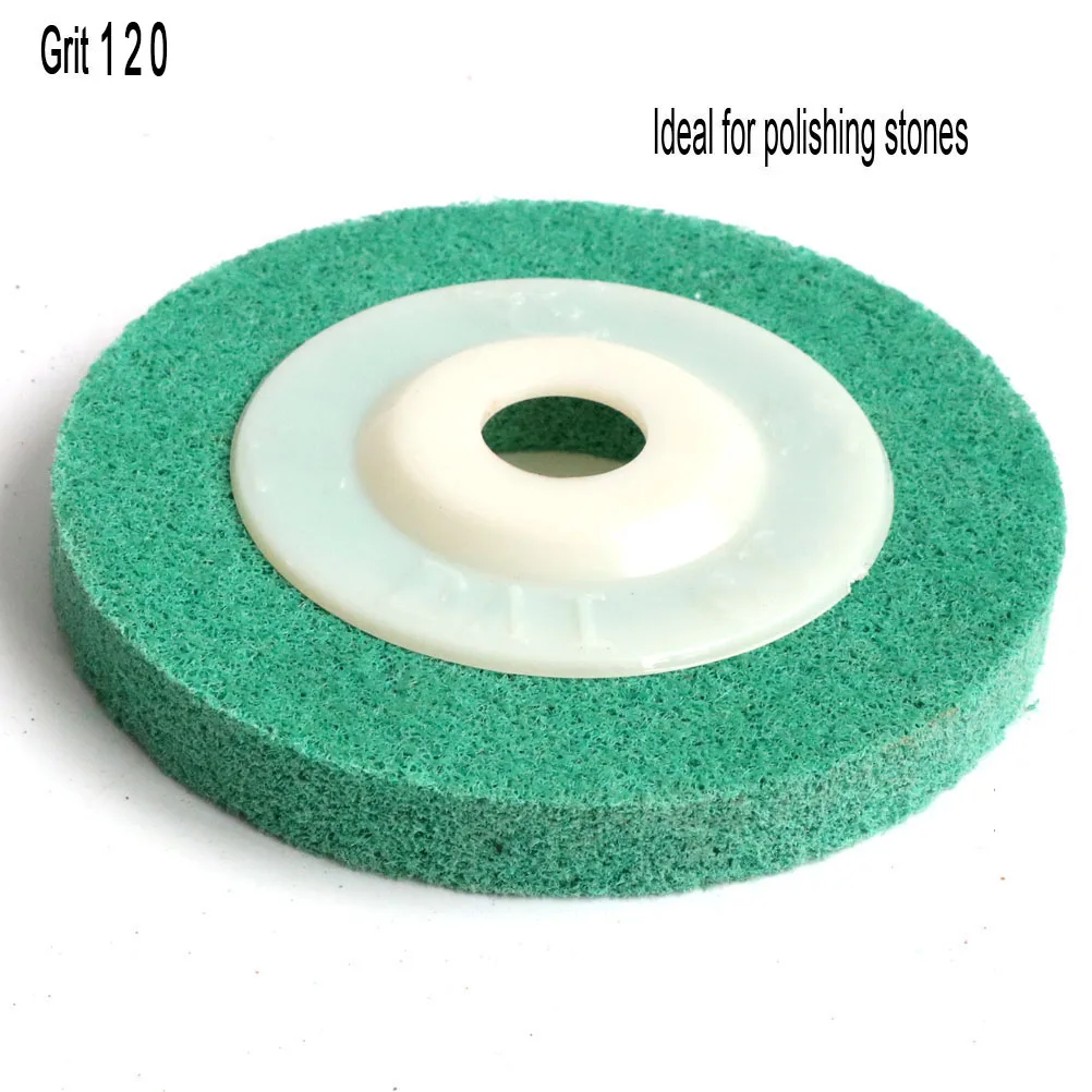 Pex 4" Nylon Fiber Polishing Wheel Non Woven Abrasive Disc 100*16