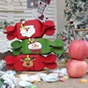 2019 Handmade Candy Shape Kids Christmas DIY Candy Bag Felt Christmas Gift Bags