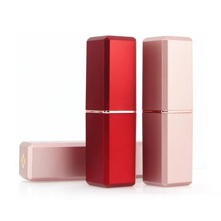 matte red lipstick tubes