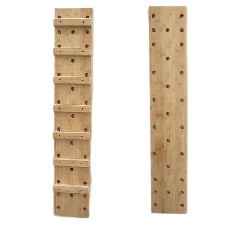 Fitness Training Outdoor Rock Wood Climbing Wall Board For Kids Adult