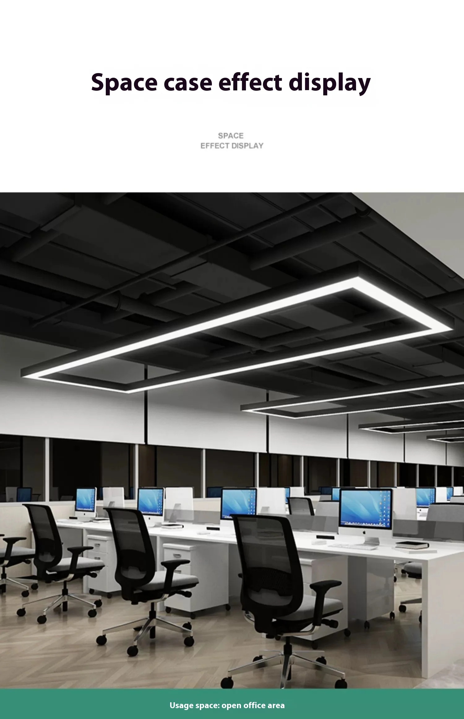 product for ul ce dlc certificated super bright 20w 40w 80w led aluminum linear light pendant for office shop school gym-0