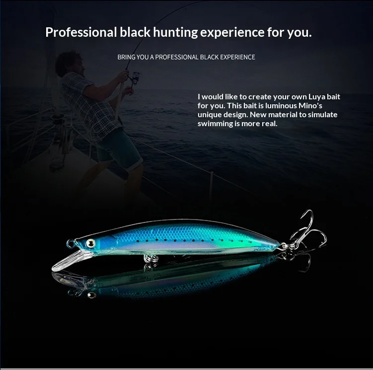 Factory Fishing Gear Wholesale Fishing Bait Hard Bait Laser Long Cast ...