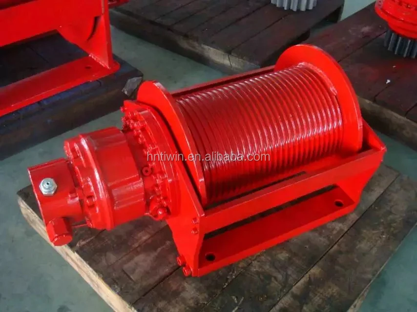 Hydraulic Wireline Rope Cable Pulling Winch For Skid Steer/tow Truck