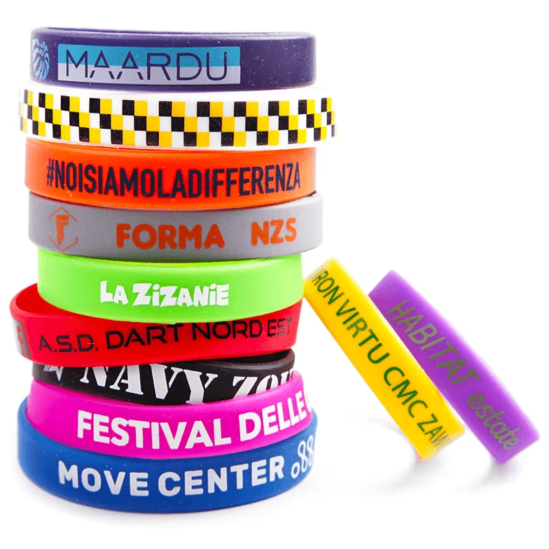 Customised Personalized Event Wrist Bands Pvc Rubber Silicone Wristband