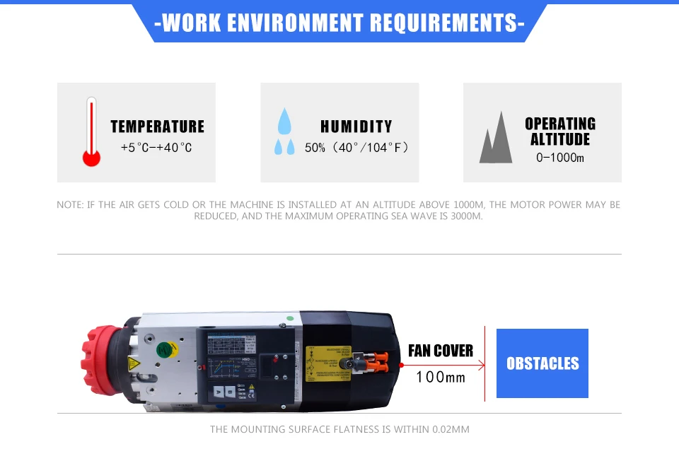 Italy HSD ATC Spindle  ISO30 HSK F63 ES929 ES951 HSD Spindle motor