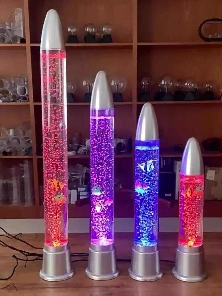 Rocket Lava Lamp LED Colour Changing Sensory Light