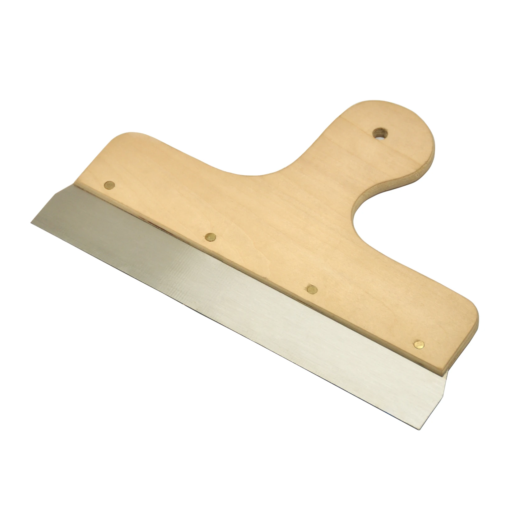 带木柄石膏板刮刀的不锈钢刀片 taping 刀