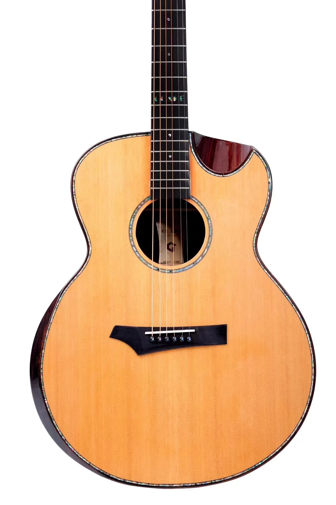 S600c Handmade Solid Cedar Rosewood Acoustic Guitar Buy Acoustic
