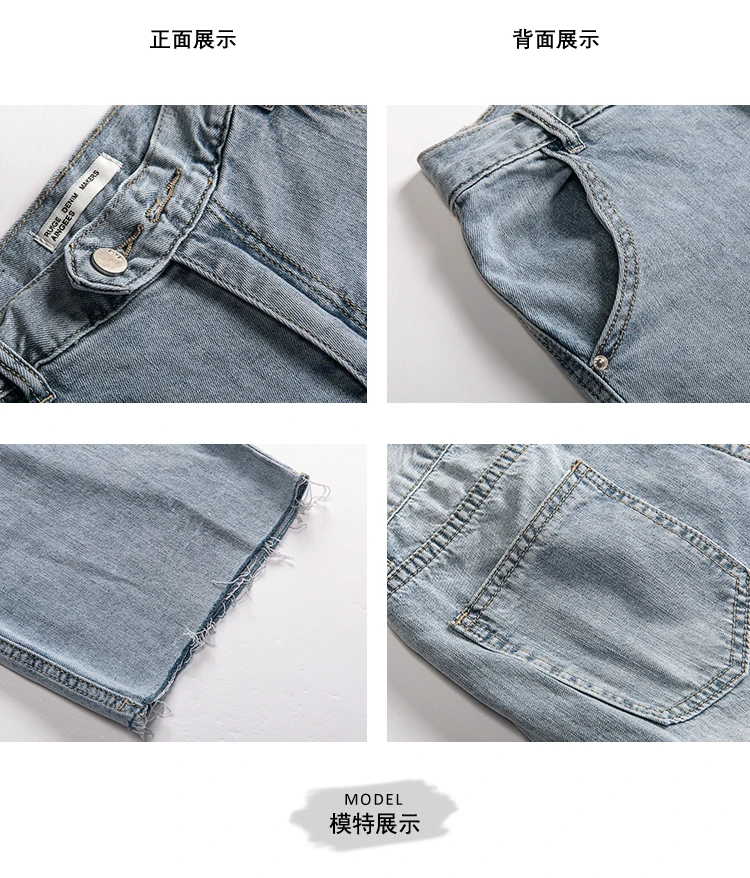The New Summer Straight Leg Baggy High-waisted Wide-leg Jeans For Woman ...