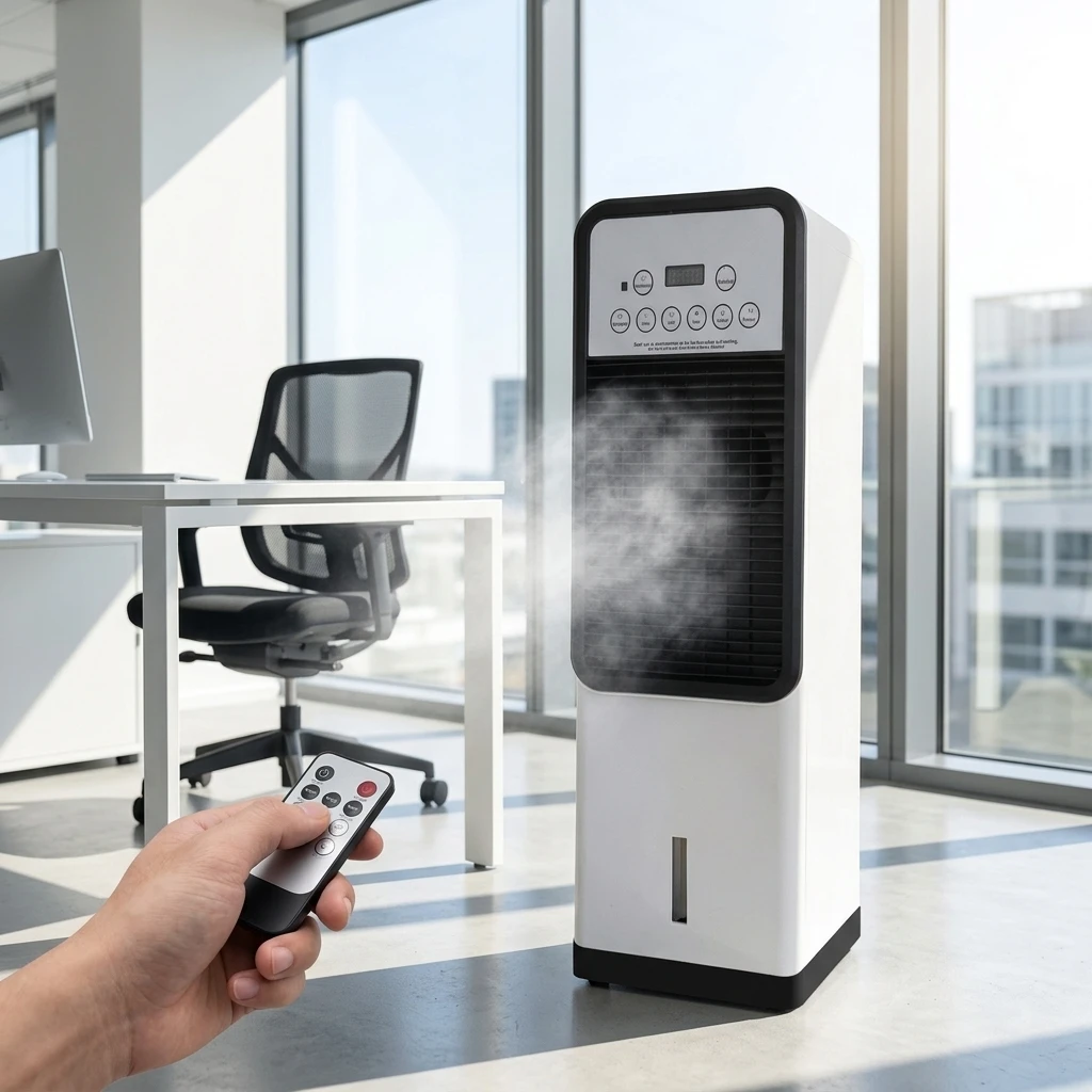 Professional Dual-Use Tower Air Conditioner Heater Mobile AC for Home Plastic Electric Fan No Installation Required Floor