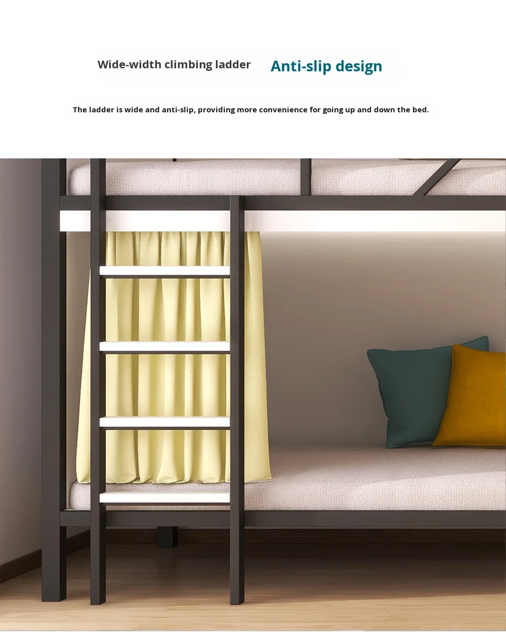 product custom free 3d design service space capsule apartment iron bed dormitory student school double decker bunk bed for adult-13