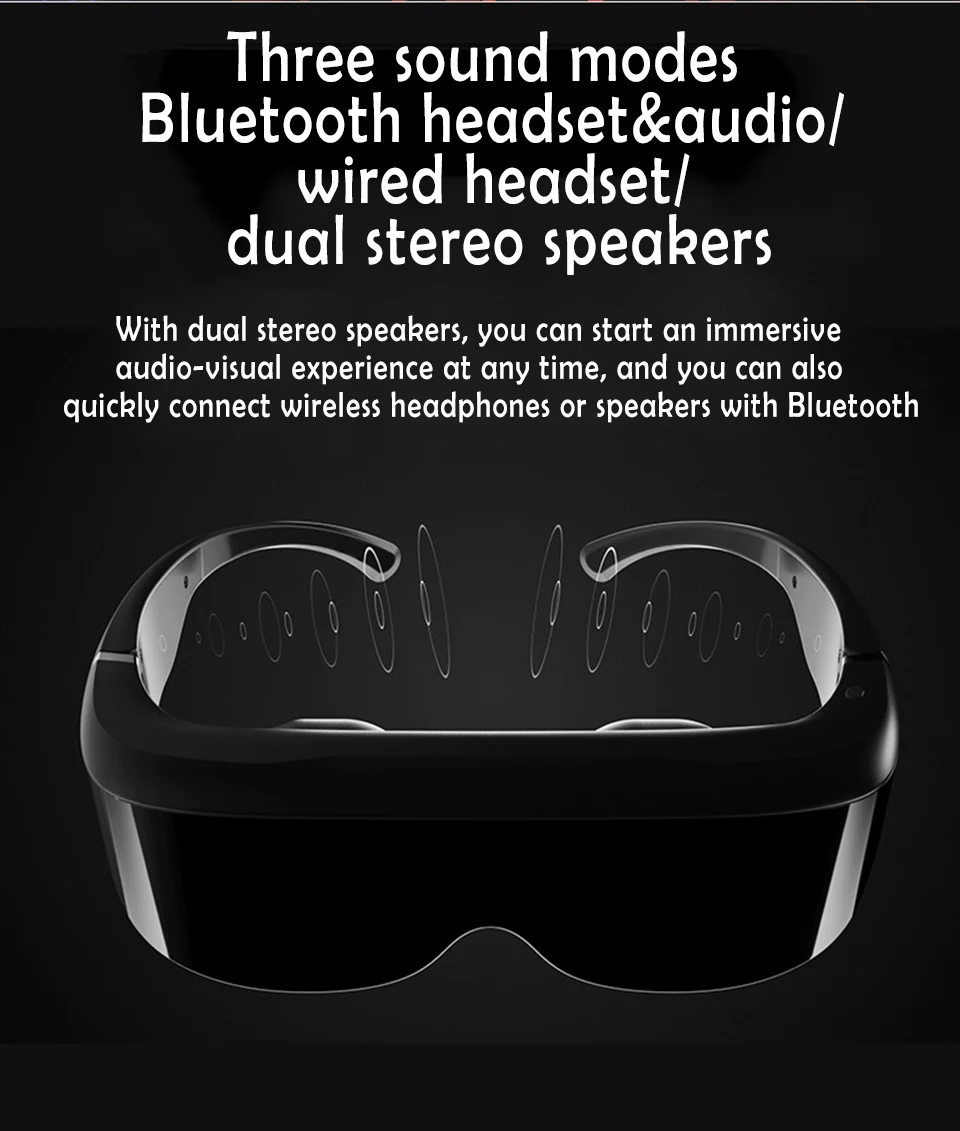 Small Moq Anaglyph 3D Glasses Custom Gaming Vr