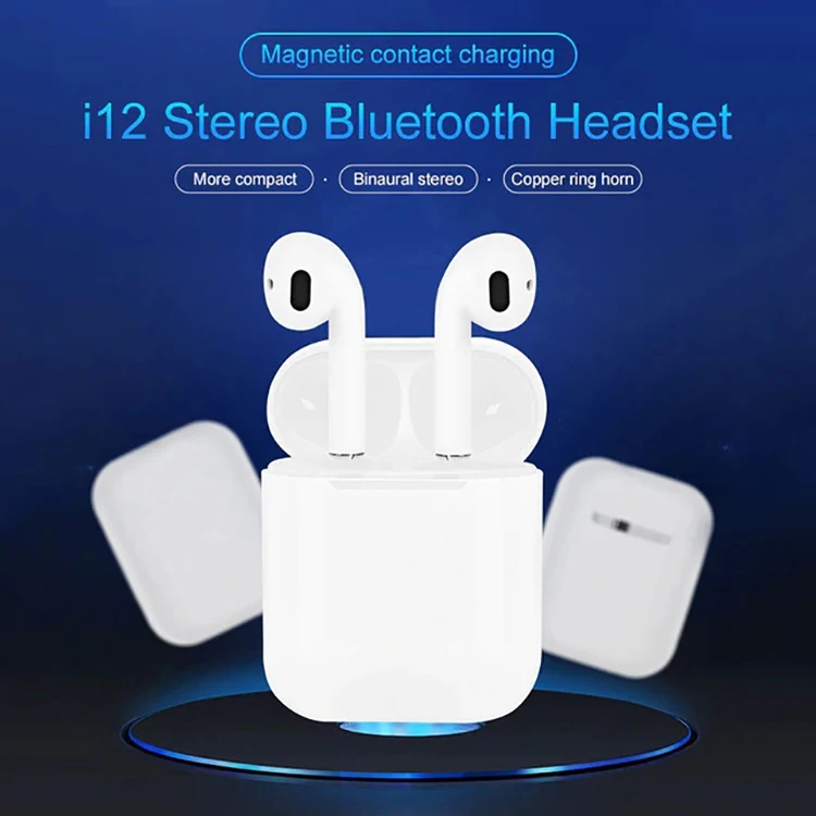 Origin i12 TWS 2019 Audifonos Bluetooths Wireless Earphones Earbuds TWS I12 - ANKUX.COM