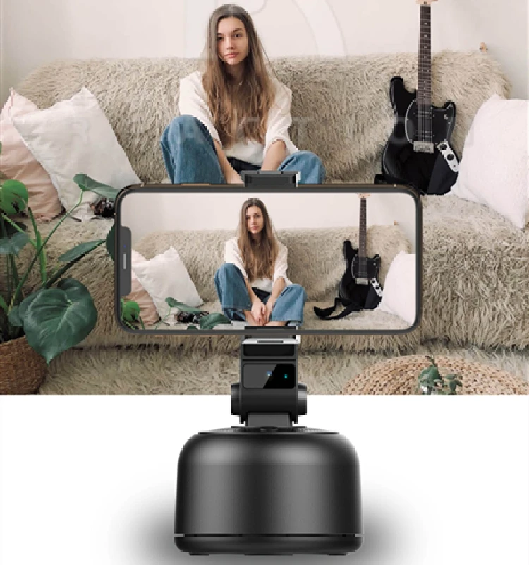 
Built-in Battery 360 Degree Track Smart Phone Gimbal 