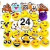 Hot Sale 24 Piece Expression Plush Toy Pillow Mini Keychain Decoration Child Birthday PartyHome decoration, wall decoration part