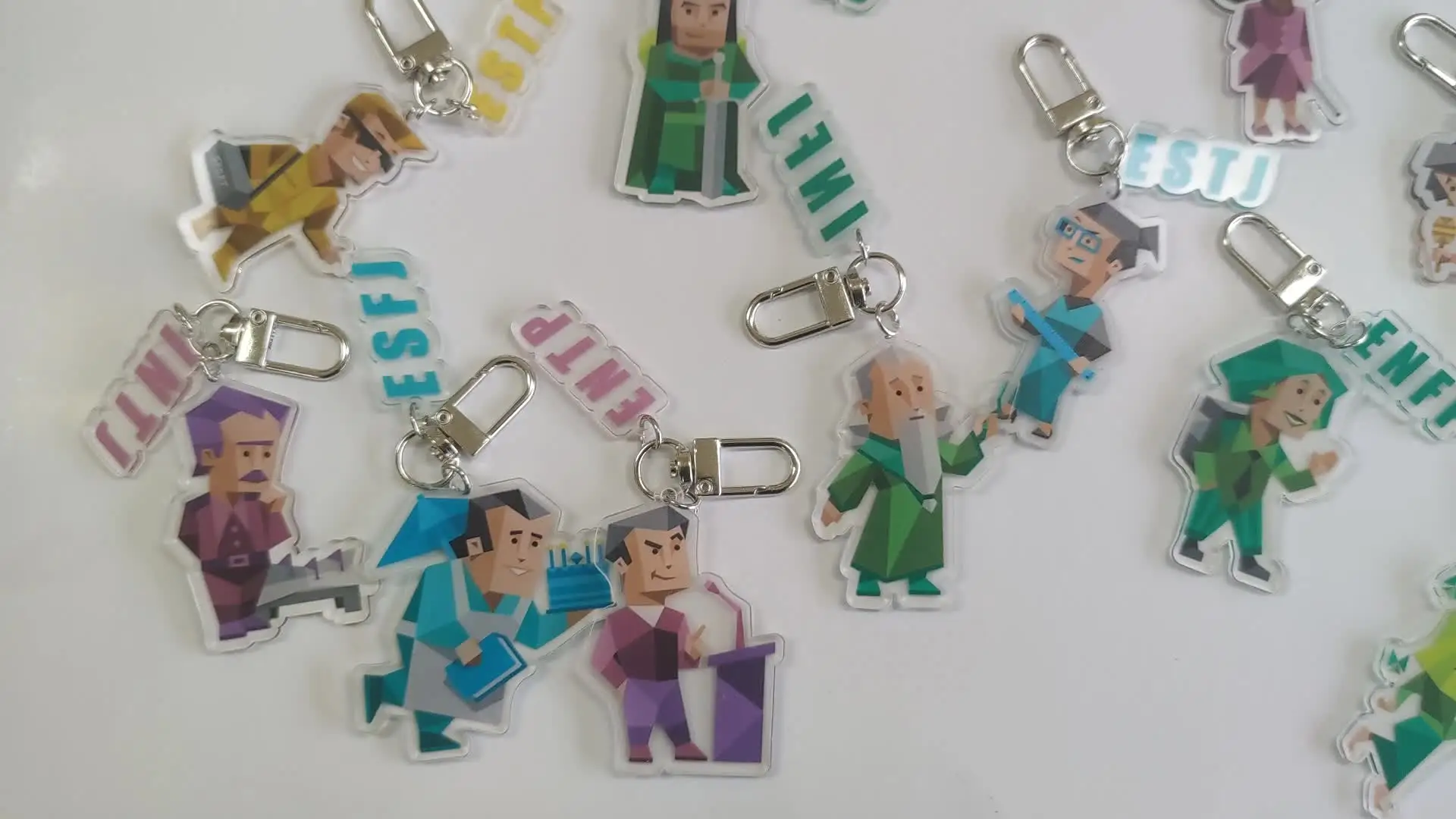 KPOP MBTI Figure Acrylic Keychains - Personalized Gifts