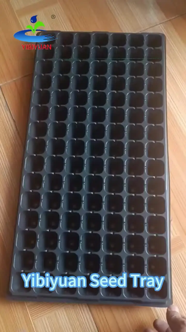 Confezione da 10 vassoi per la coltivazione da giardino 1020 con fori di drenaggio, pianta in