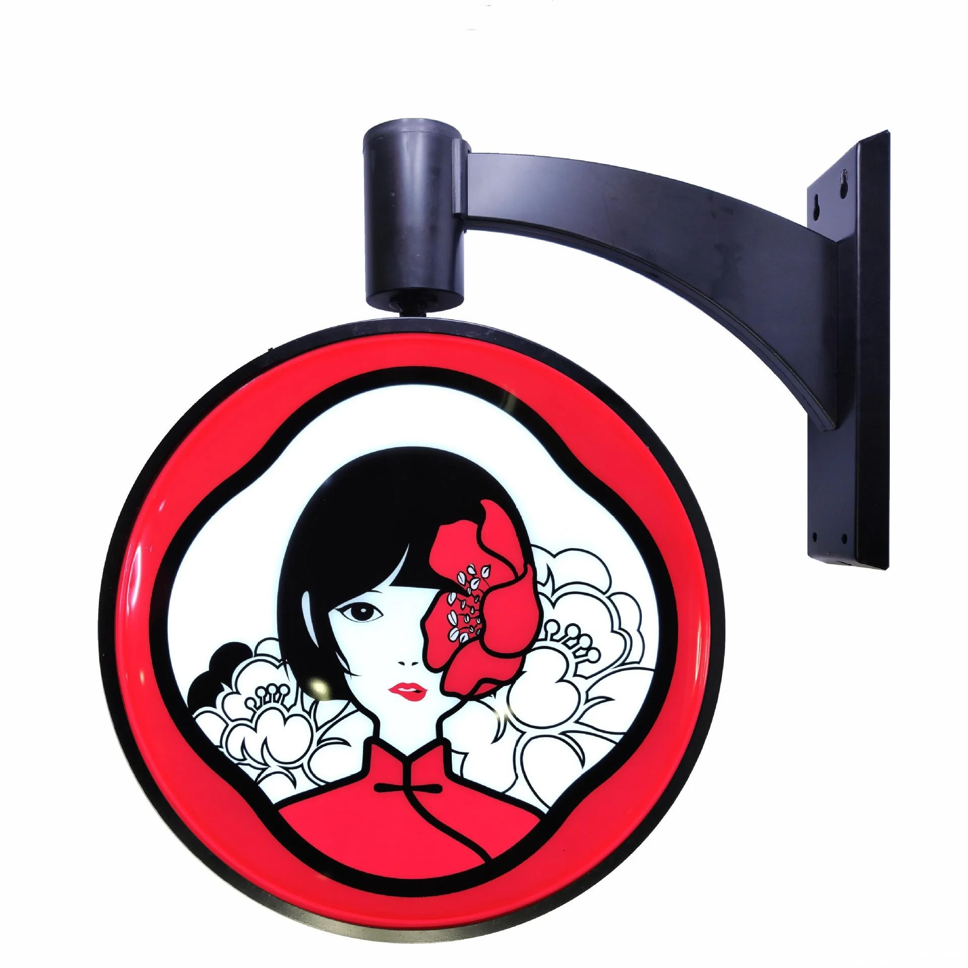 Rotating Light Box Display Advertising Outdoor Circular Rotating