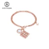Artist Empire rose gold bracelet 20cm imitation jewellery / MS06074BT