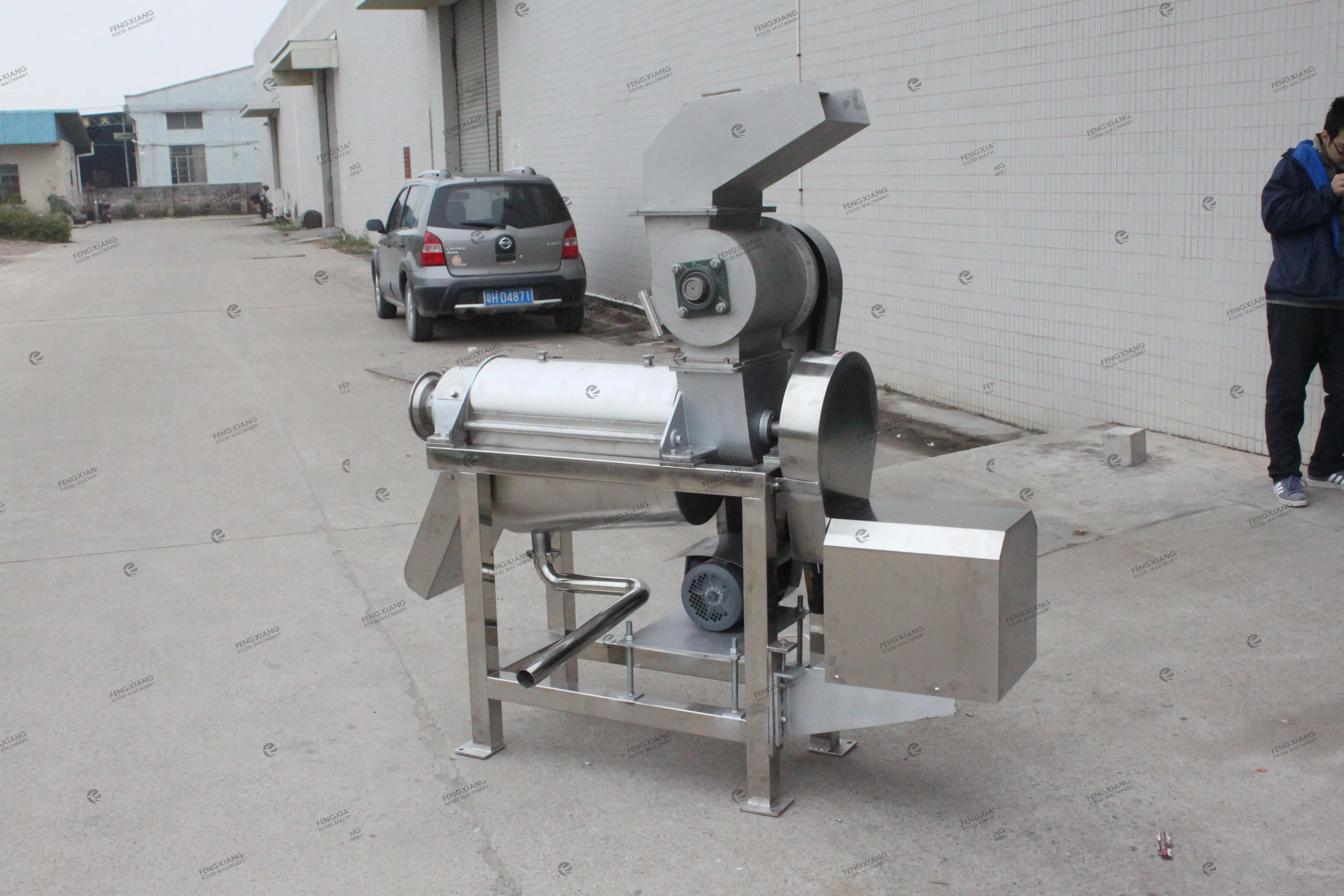 Industrial Fruit Pulp Juice Making Machine Carrot Ginger Apple Juice