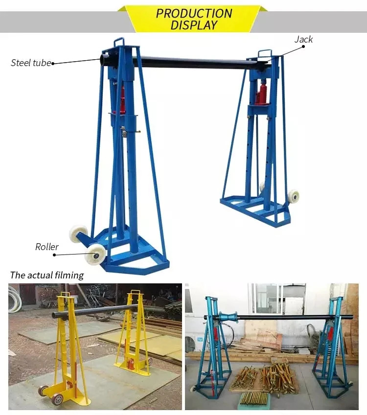 Hydraulic Cable Pulling Jack Stand - China Cable Reel Stand, Reel Stand