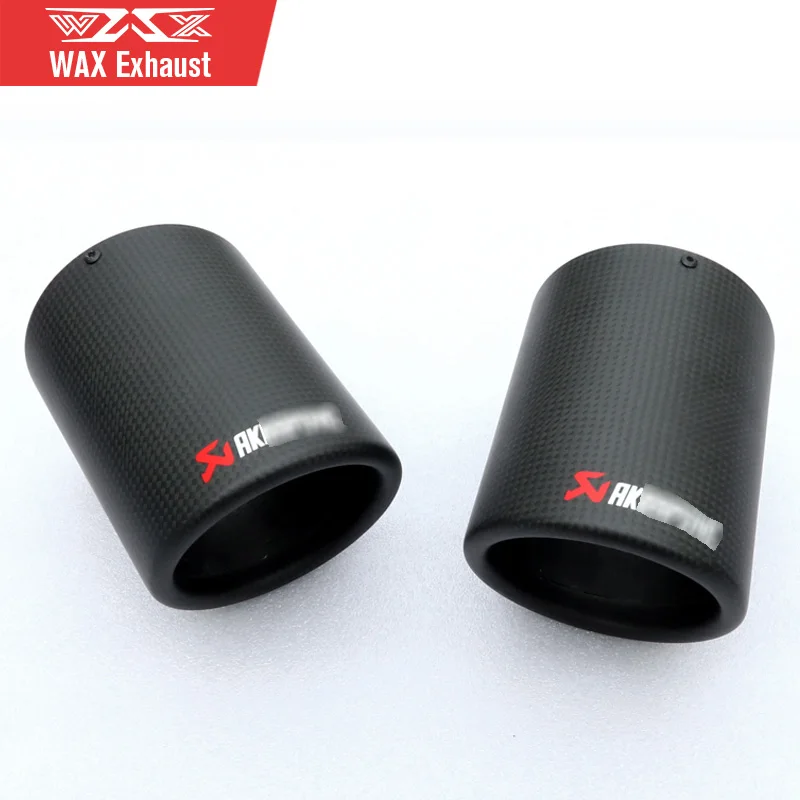 Snap installation easy installation Carbon fiber Exhaust pipe tip for Akrapovic for BMW M Series AUDI Q Series RS Series