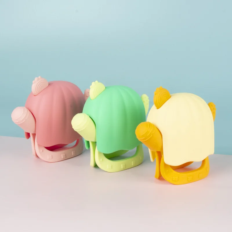 100 Food Grade Silicone Cute Cactus Shape Baby Silicone Teetehr In