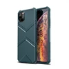 Rhombus Pattern Rugged Soft Rubber TPU Bumper Cover Case For iPhone 11 Pro Max