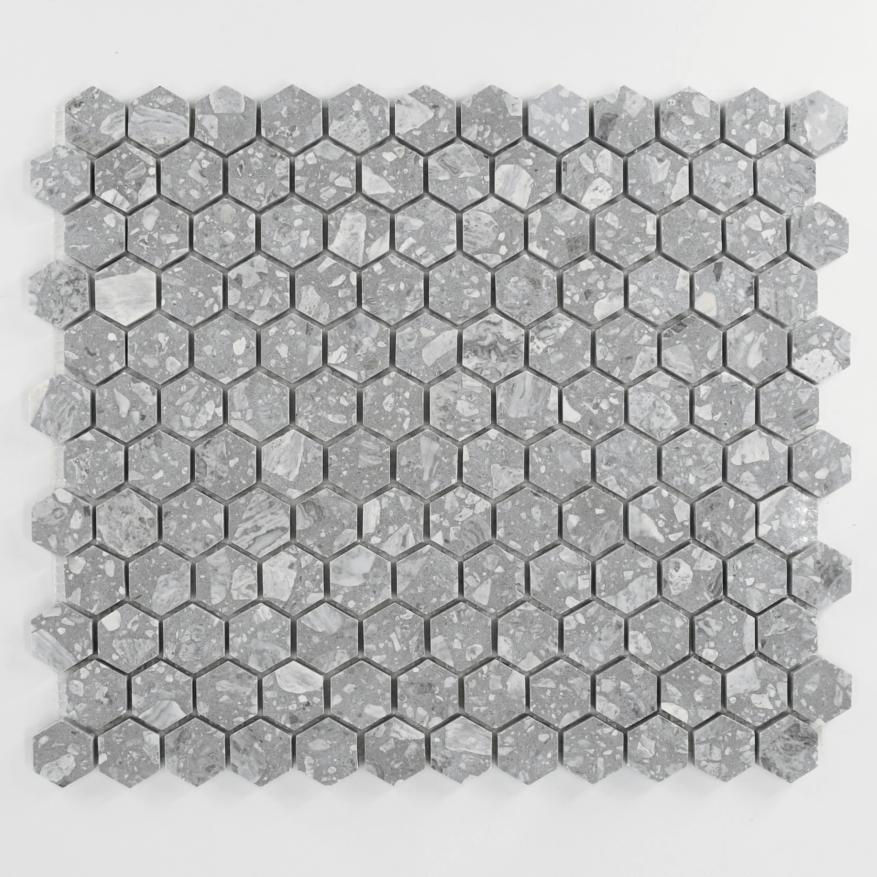 product irregular shape colorful terrazzo look mosaic tiles decorative background stone bathroom kitchen mosaic wall390-1