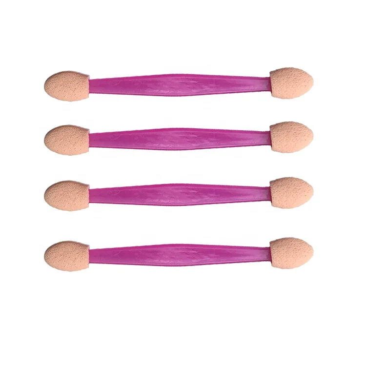 
Factory Direct Selling Disposable Double Ended Sponge Tipped Eyeshadow Applicator 