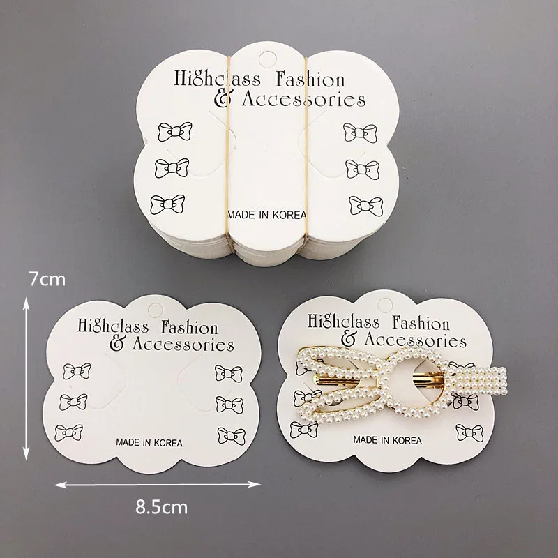 hair clip packaging card