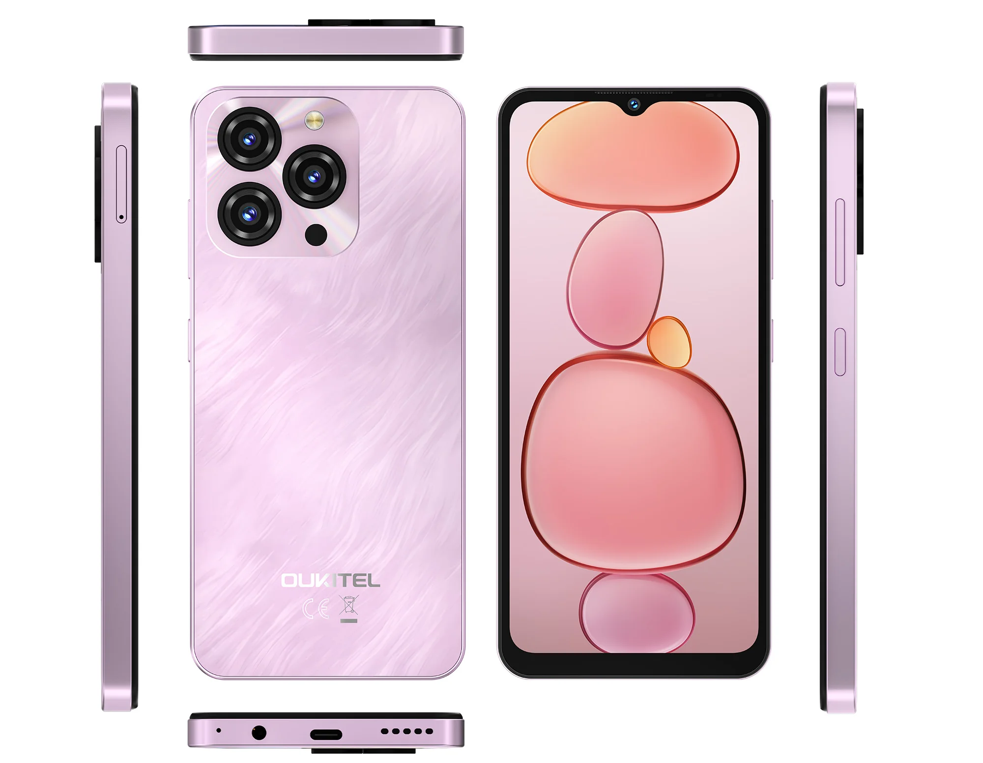 Original Oukitel C3 Smartphone 4GB+64GB 6.6 Inch 60 Hz HD Screen