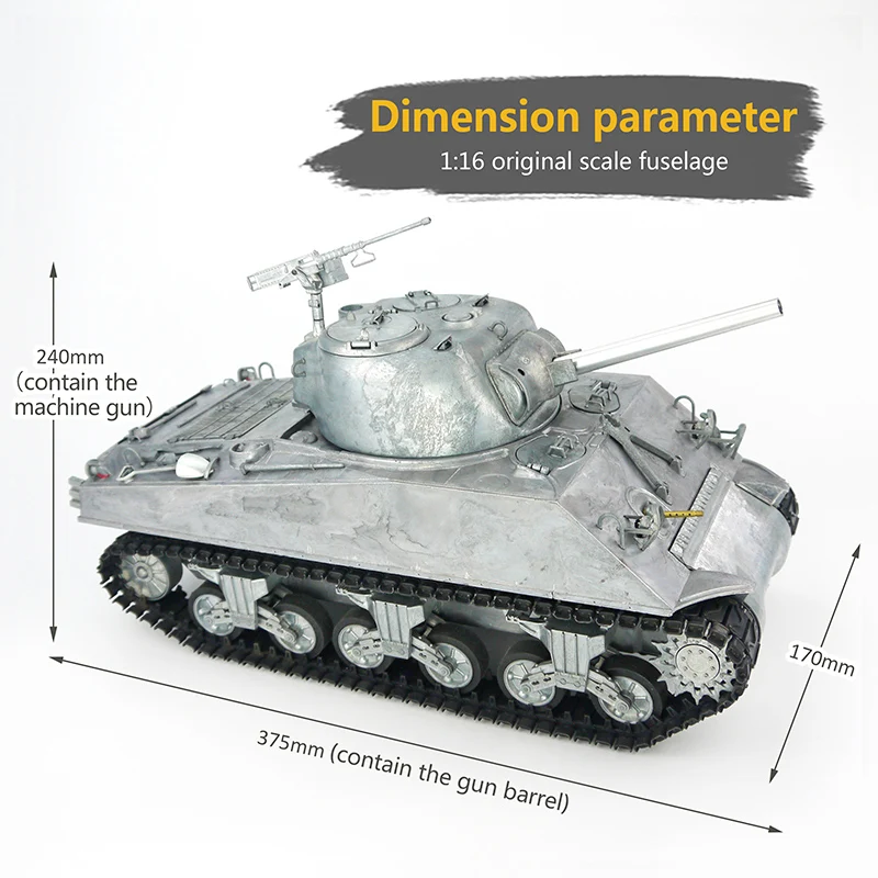 U. S. A. Sherman M4a3 Scale Model Tank Display Tank Model Collections
