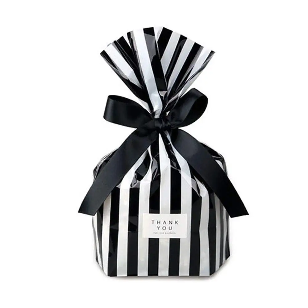 custom printed packaging bags cellophane clear plastic gift poly