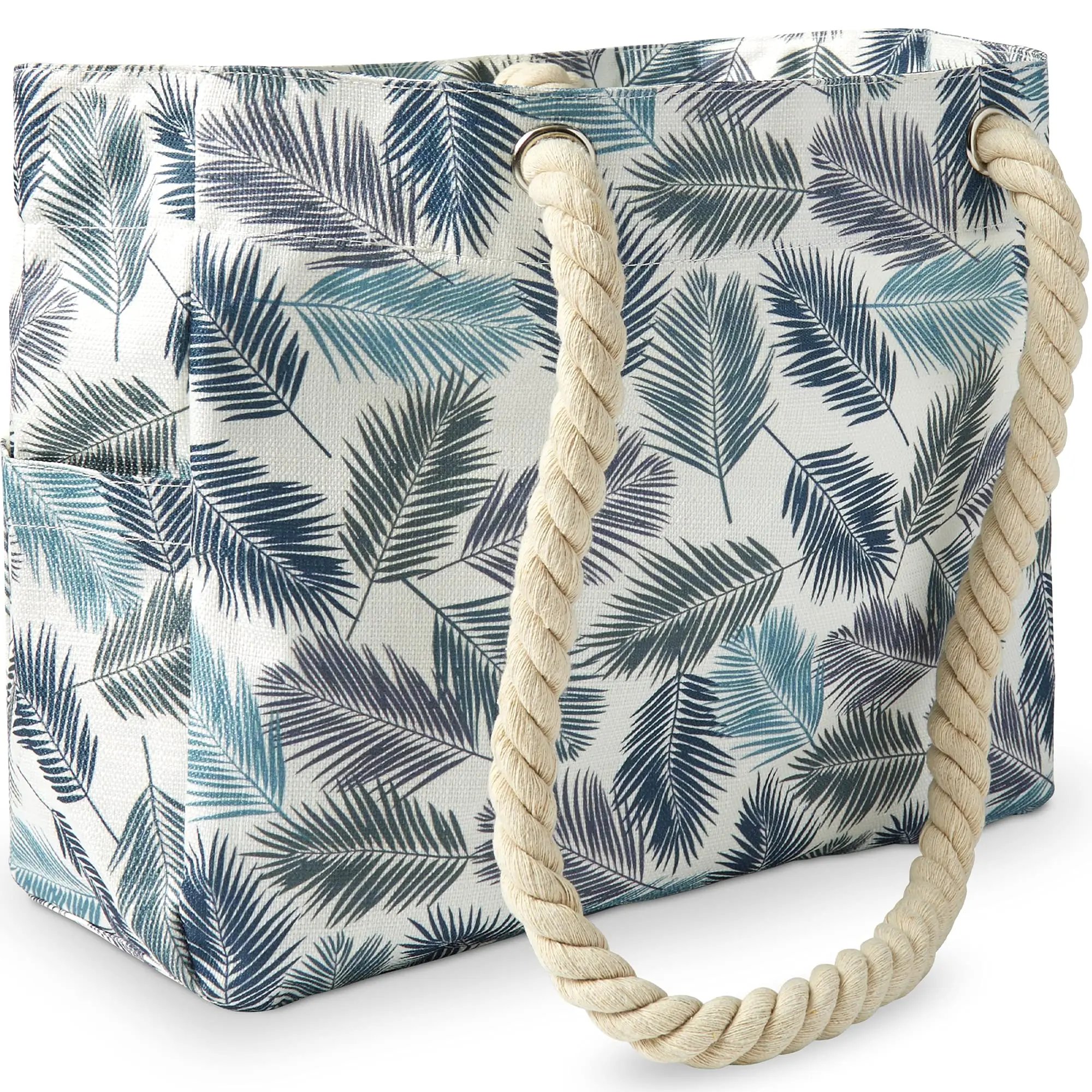 Canvas Beach & Pool Bag Large Beach Bags Totes Bags Waterproof Beach