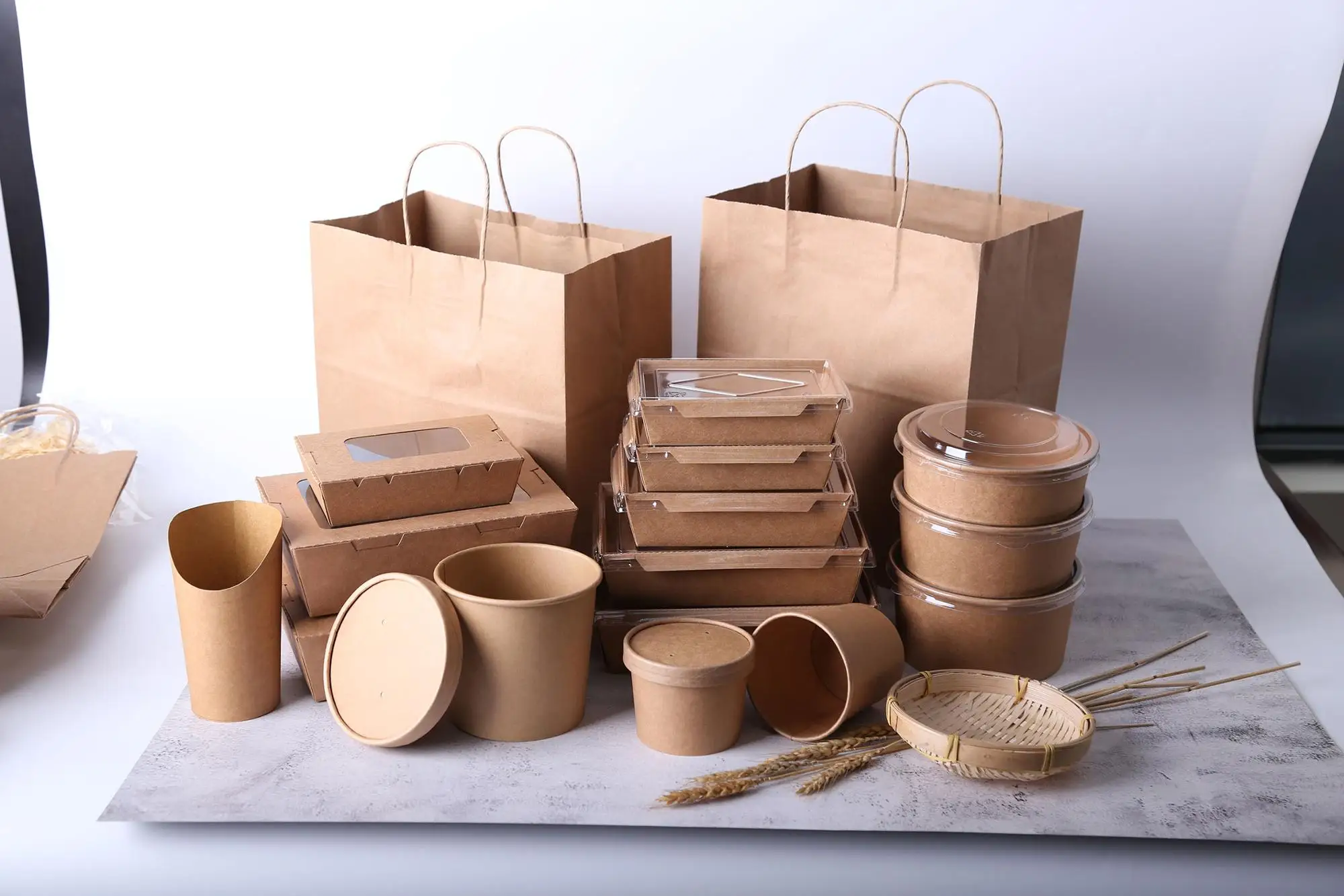 Disposable Food Containers Restaurant Use Customized Fast Food 