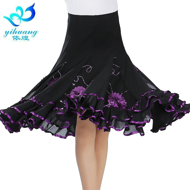 High Quality Ballroom Dance Skirt