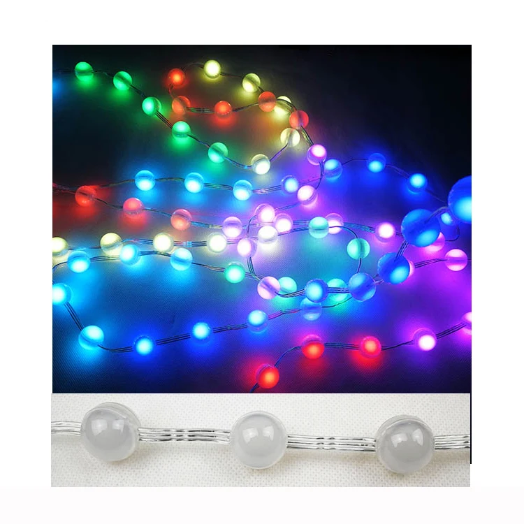 LED Diffused Digital RGB LED Pixel Light Individually Addressable Round LED Pixels Module