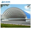 Xuzhou LF space frame steel structure work shed unite modular warehouse building china metal storage sheds