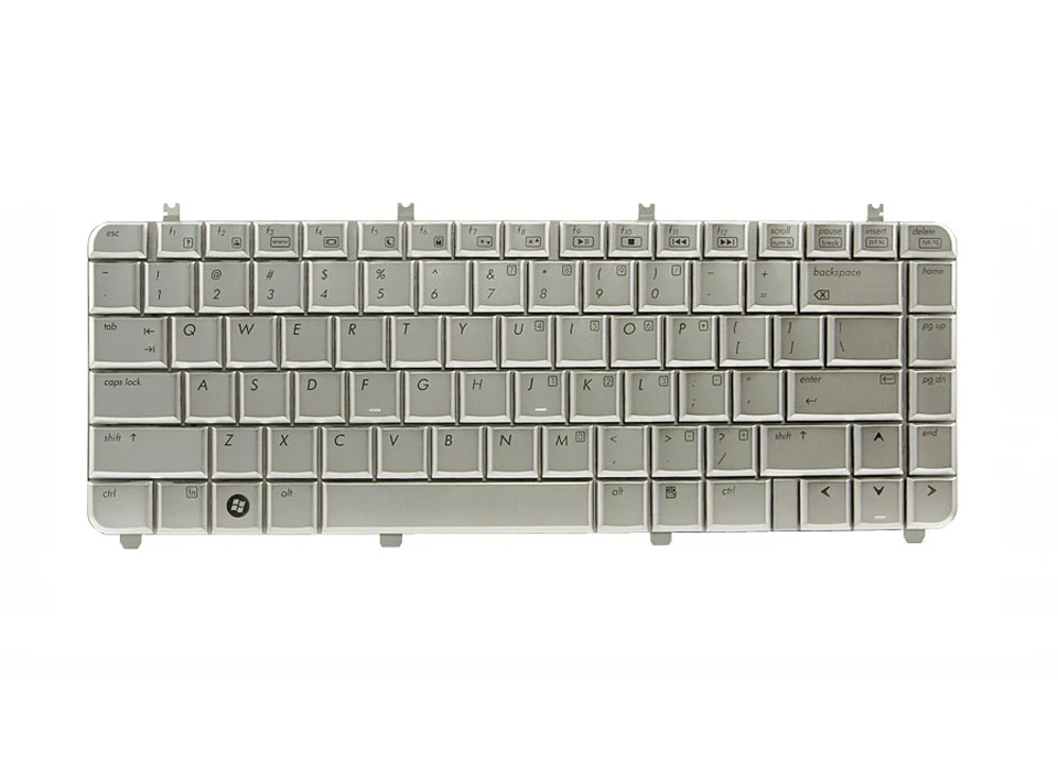 Laptop Keyboard for HP Pavilion dv5 dv5-1000 dv5-1200 US Silver Layout
