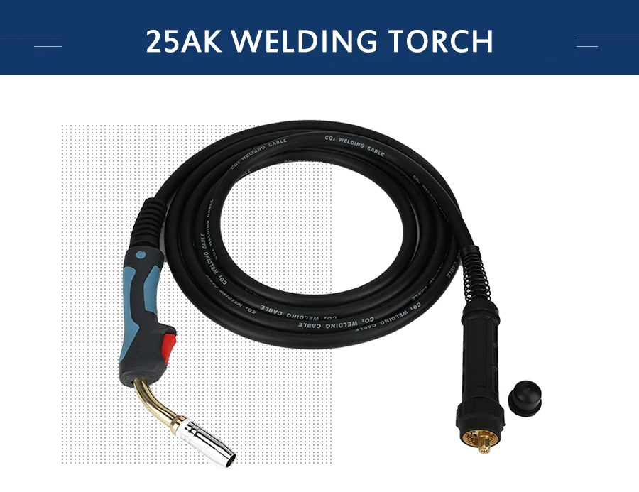 25ak Welding Torch Manufacturers Mig Welding Torch Air Cooled Euro Connector Mig Welding Torch