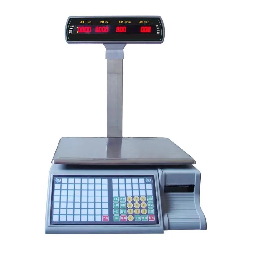 Weighing And Cashier Integrated Scale Vegetable Market Supermarket