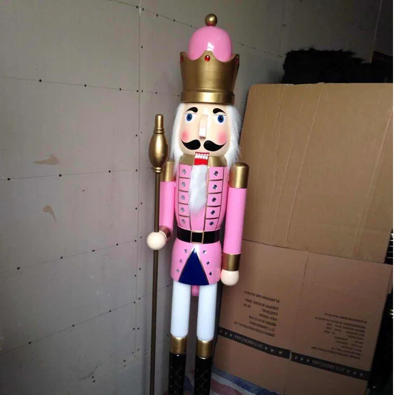 3ft wooden nutcracker