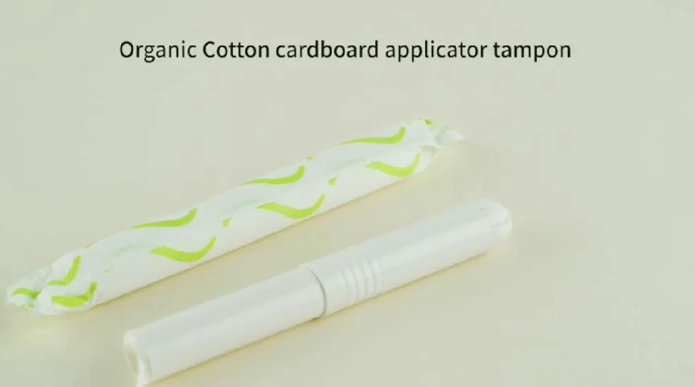 Custom biodegradable soft organic cotton biodegradable women tampons