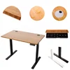 bamboo table legs adjustable standing reception desk