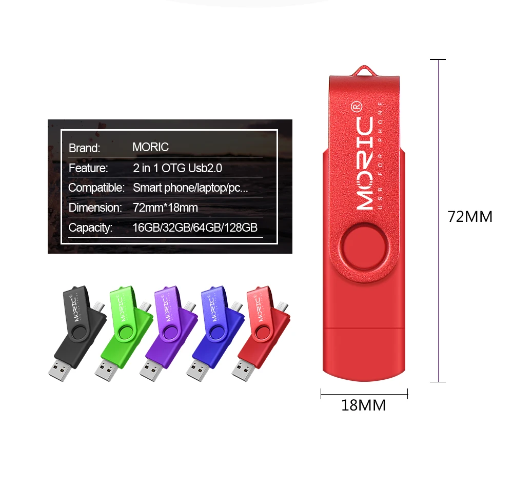 2020 Newest USB flash drive OTG high Speed pendrive 64GB 32GB 16GB 8GB 4GB external storage double Application Micro USB Stick - ANKUX.COM