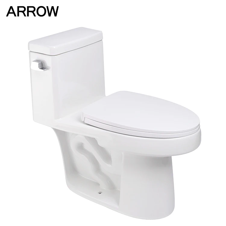 Us Upc Certification New Single Side Flush Ceramic Wash Down Toilet One