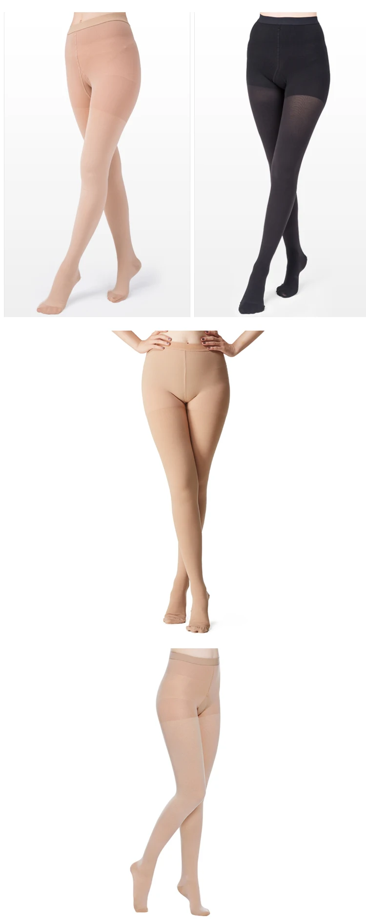 Compression Stockings Medical Thigh High Open Toe 20--30mmHG