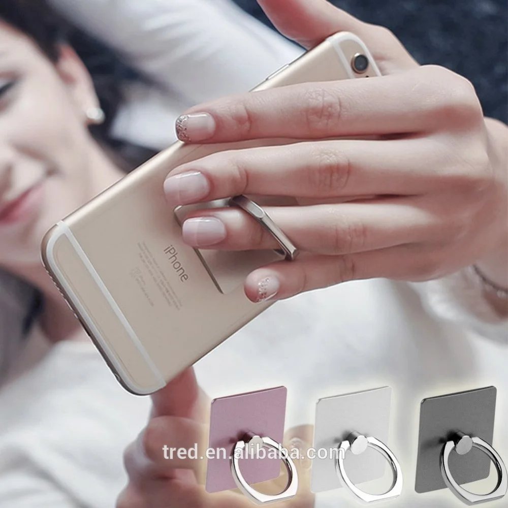 用于智能手机的盒子包装360角度可旋转电话戒指通用手机配件